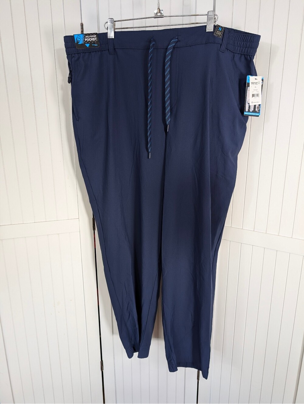 Birdie Bound Golf Jogger Pants Men's 2XL Navy 4 Way Stretch NWT Cell Pocket